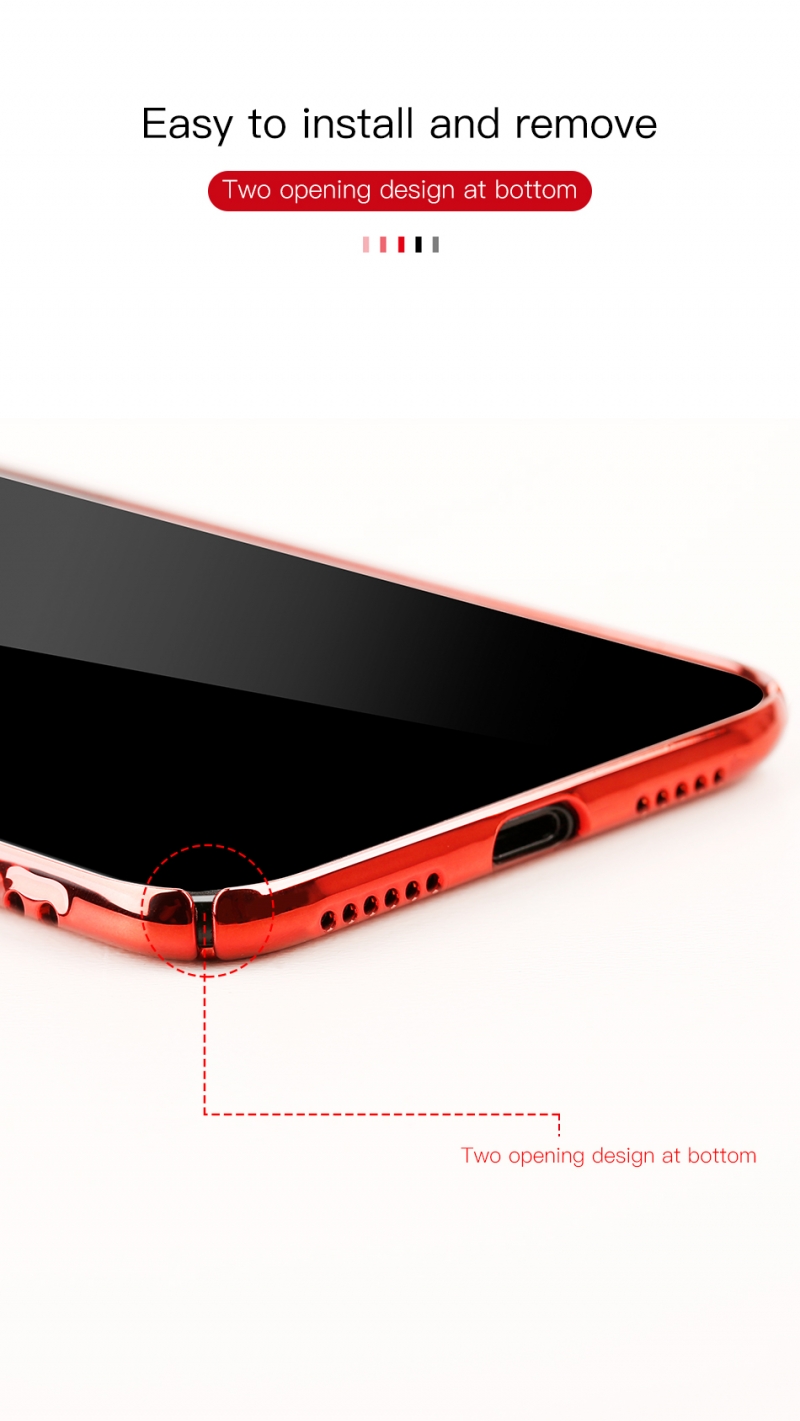 Ốp Lưng iPhone X Màu Dạng Lưới Hiệu Hiệu Baseus Luxury được làm từ nhựa Policacbonat,có phủ lớp sơn bóng cao cấp thiết kế cực mỏng siêu nhẹ bảo vệ cho tốt điện thoại, ít bám bẩn, cầm chắc tay siêu sang chảnh.